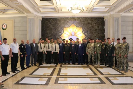 Hərbi Prokurorluqda qazilərlə görüş keçirilib