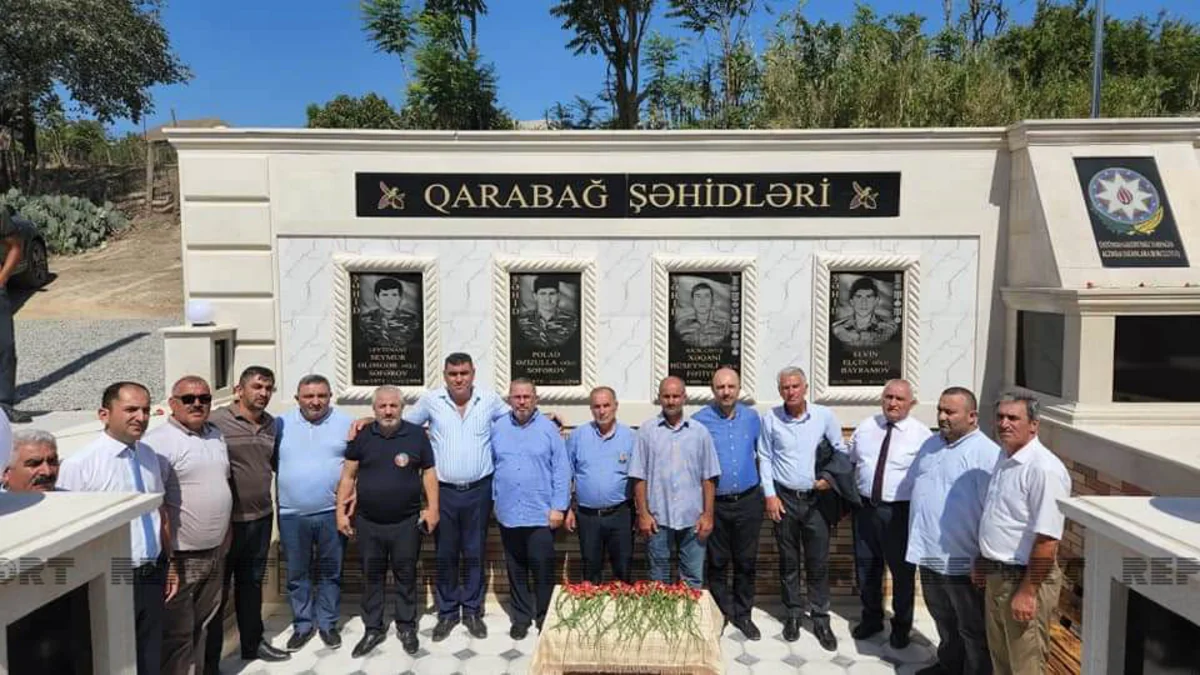 Cəlilabadda şəhidlərin xatirəsinə abidə-bulaq kompleksinin açılışı olub