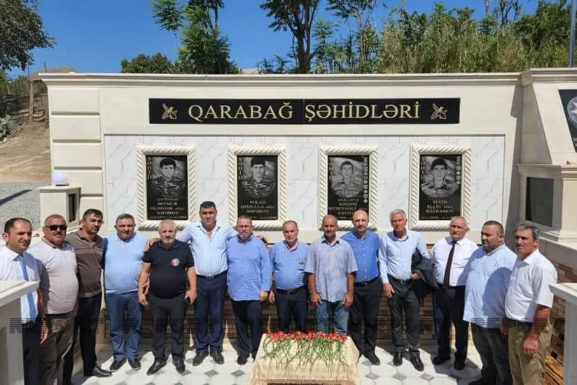 Cəlilabadda şəhidlərin xatirəsinə abidə-bulaq kompleksinin açılışı olub