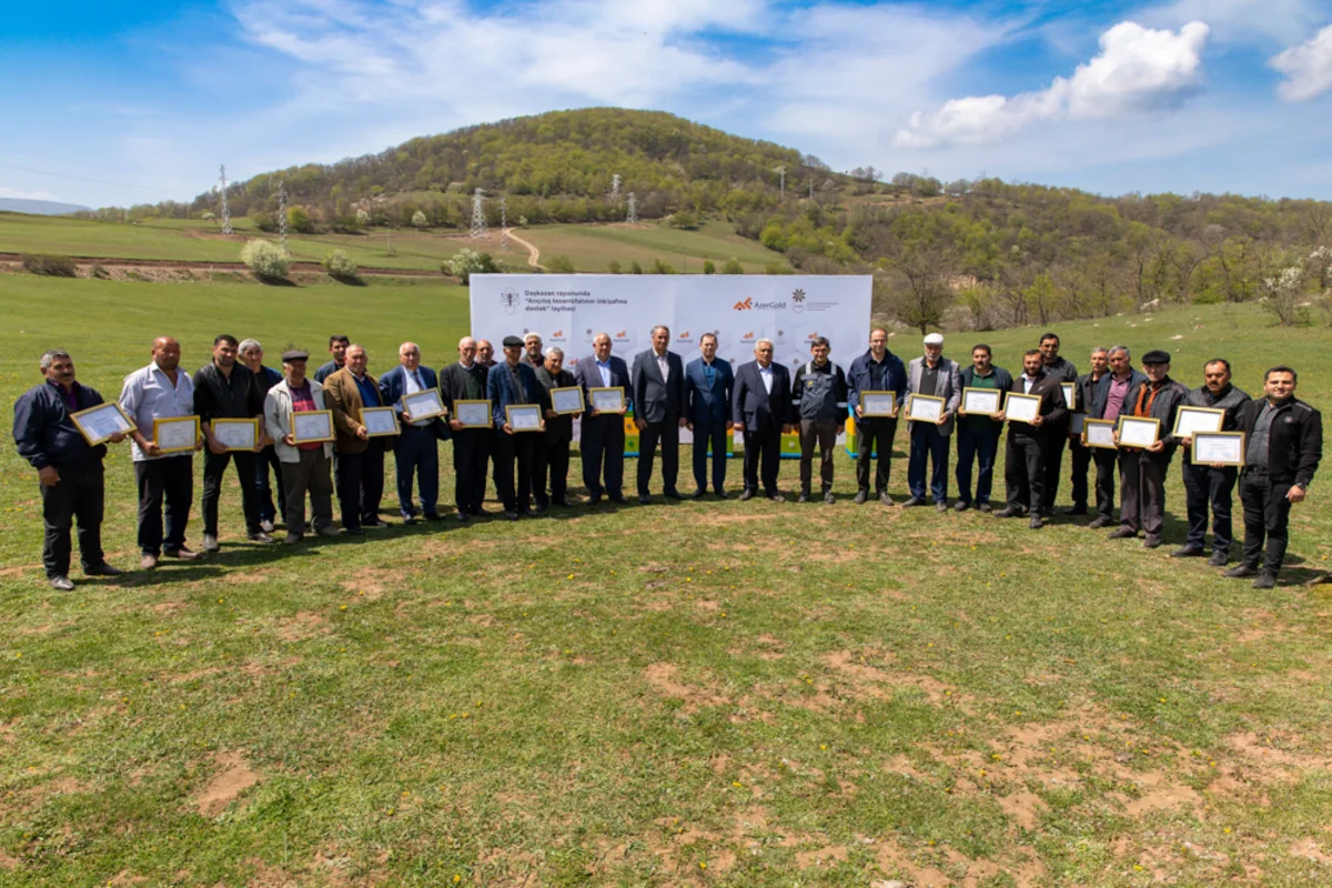 “AzerGold” Daşkəsəndə arıçılara dəstək layihəsinə yekun vurub