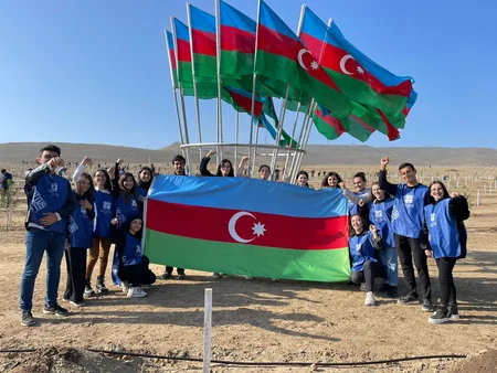 Xocasən gölü ətrafında ağacəkmə aksiyası keçirilib