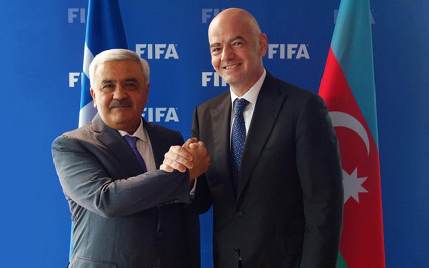 FIFA prezidenti Rövnəq Abdullayevə təşəkkür edib