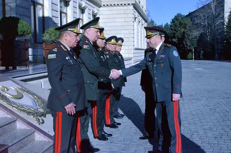 Chief of Georgian Defense Forces arrives in Azerbaijan