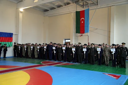​Milli qəhrəman Əliyar Əliyevin xatirəsinə həsr olunmuş güləş birinciliyinə start verilib - FOTO
