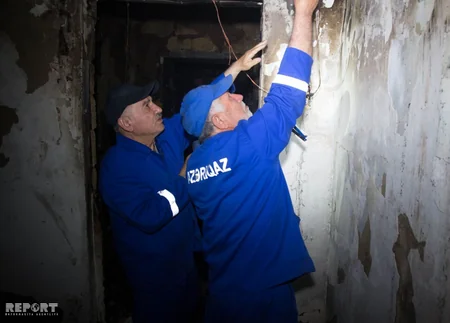 Bakıda 3 yaşayış evində yanğın olub - FOTO - VİDEO