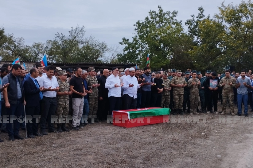 Шехид Эльнур Рустамов похоронен в Хачмазе