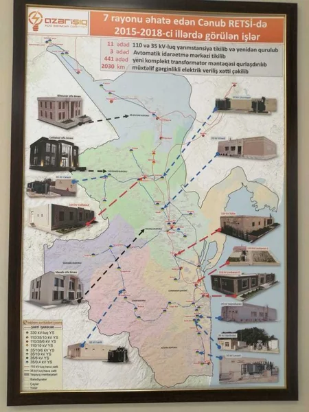 Azərişıq Lənkəran Hava Limanına iki elektrik xətti çəkib - FOTO