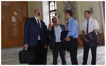 Allahşükür Paşazadə Almaniya müsəlmanları mərkəzi şurasının sədri ilə görüşüb