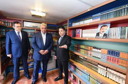 Səyyar kitabxana VI layihəsinin növbəti mərhələsinə start verilib