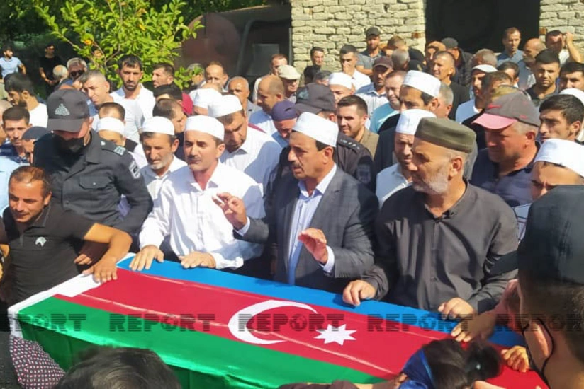 Şəhid Nail Abbasov Oğuzda dəfn edilib