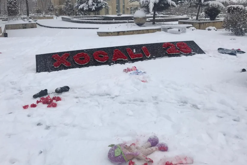 Xocalı soyqırımının 29-cı ildönümü ilə bağlı fləşmob təşkil olunub