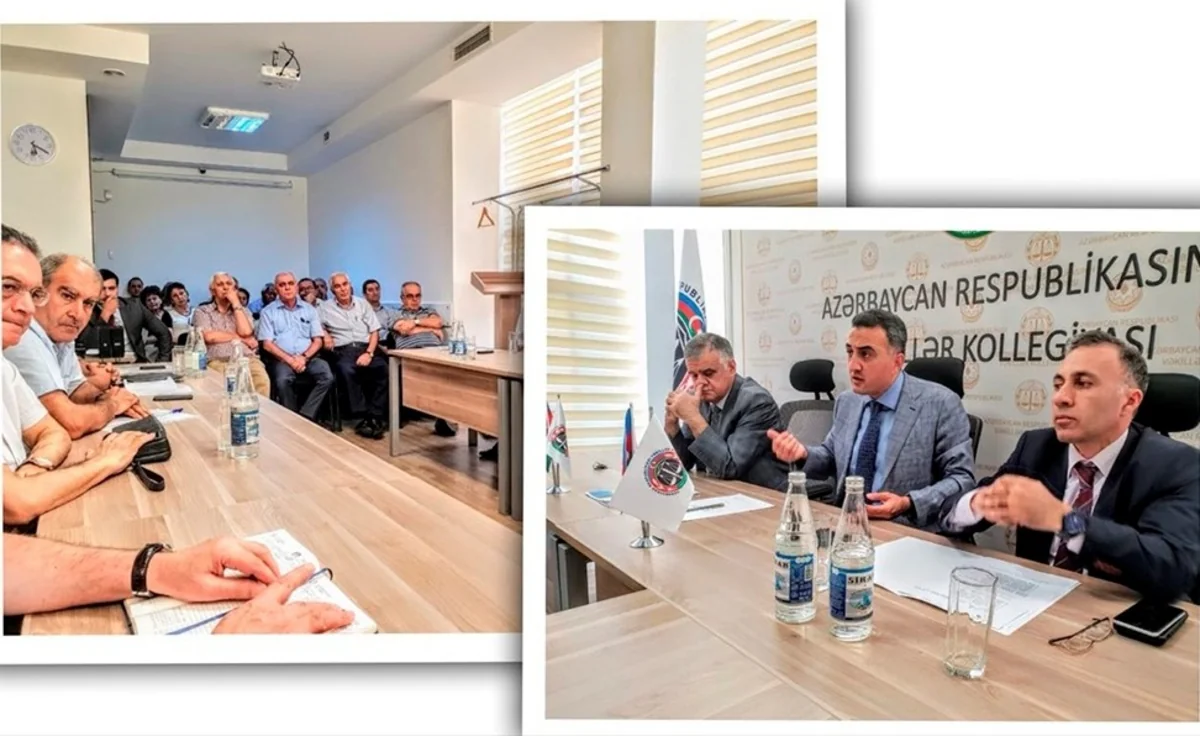 Anar Bağırov vəkil qurumlarının rəhbərləri ilə görüşüb