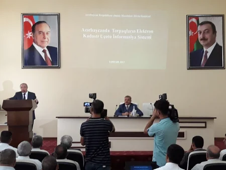 Torpaqların Elektron Kadastr Uçotu İnformasiya Sisteminə Tərtər rayonunda start verilib