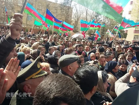 Azərbaycan ordusunun şəhid polkovniki və onun əsgəri Şəhidlər Xiyabanında dəfn edilib - FOTO - YENİLƏNİB