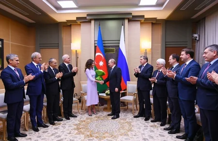Azərbaycanın Birinci vitse-prezidenti Mehriban Əliyeva Rusiyanın ali mükafatı “Dostluq” ordeninə layiq görülüb - FOTO