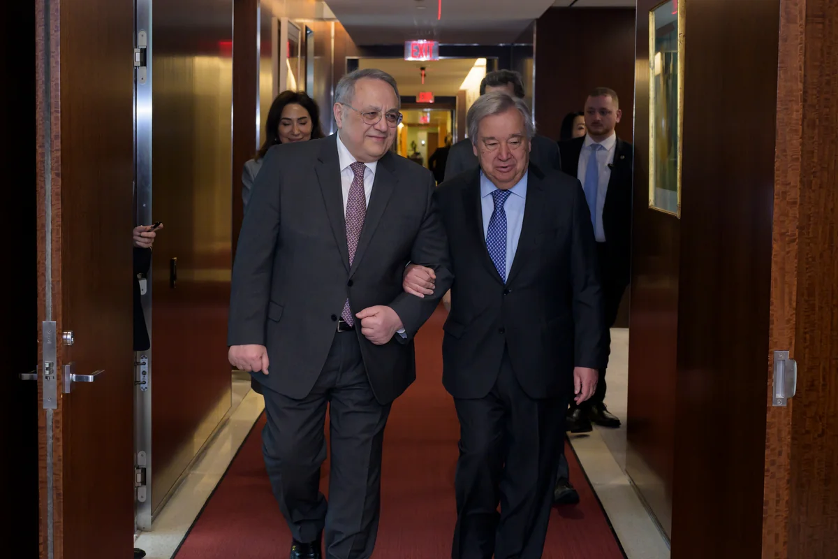 Yaşar Əliyev Quterreşlə görüşüb