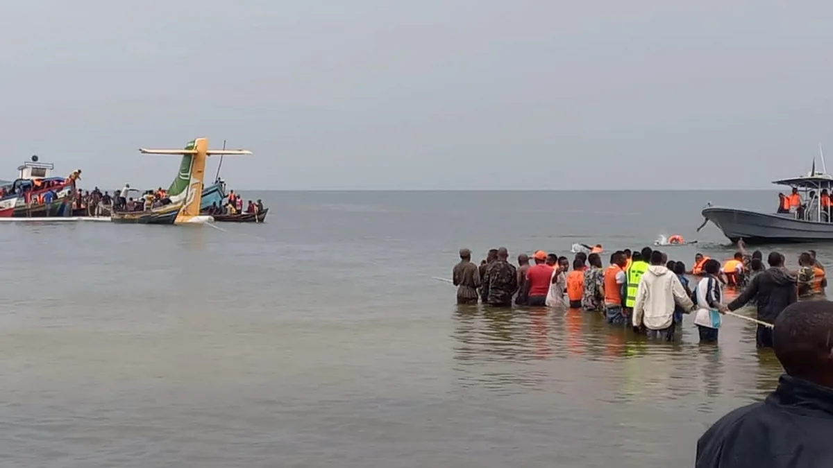Passenger plane crashes into Lake Victoria in Tanzania