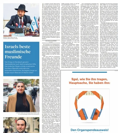 “Welt” nəşrində Azərbaycan-İsrail münasibətlərindən bəhs edən məqalə dərc olunub
