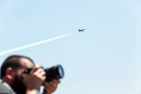 Bakı səmasında hərbi təyyarələr - FOTOREPORTAJ