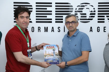 Pakistanın idman jurnalistləri Report İnformasiya Agentliyində olublar