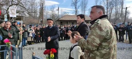 Şəkidə şəhid bulağının açılışı olub