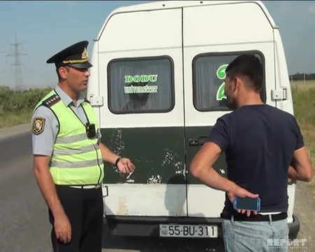 ГДП провела рейды в Евлахе, оштрафовано 20 водителей - ВИДЕО