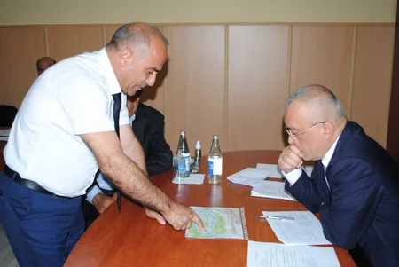 Azərbaycan Dövlət Su Ehtiyatları Agentliyinin sədri Göyçayda vətəndaşlarla görüşüb