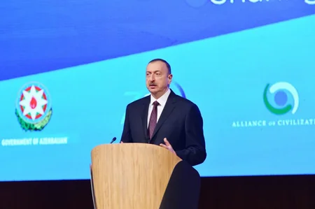 President Ilham Aliyev attended the opening of the 3rd World Forum on Intercultural Dialogue - PHOTOS