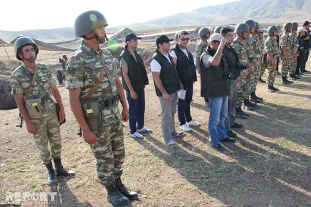 Hərbi sahədən yazan jurnalistlər üçün təlimlərin ikinci mərhələsi başa çatıb