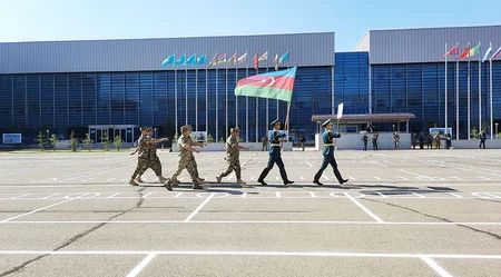 Artilleriya atəşinin ustaları müsabiqəsinin açılış mərasimi keçirilib