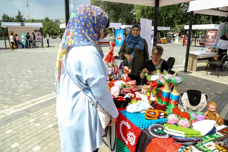 Bakıda orqanik məhsullar festivalı keçirilir - FOTOREPORTAJ