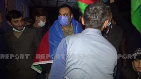 Cəlilabadda Vətən müharibəsi qazisi çoşqu ilə qarşılandı