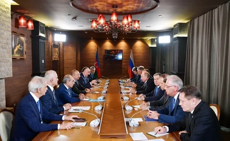 Soçidə Azərbaycan və Rusiya prezidentlərinin görüşü olub