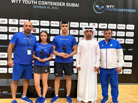 Azərbaycan stolüstü tennisçiləri “WTT Youth Contender” turnirində  üç bürünc medal qazanıblar