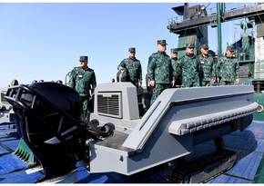 Глава Госпогранслужбы дал поручения по повышению боеготовности на Каспии