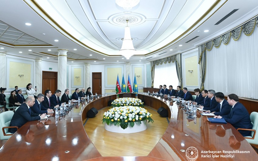 Azerbaijan and Kazakhstan's Foreign Ministers discuss strategic partnership