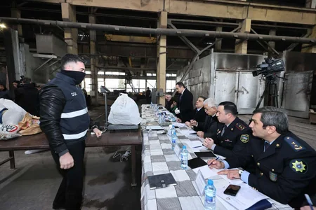 Azərbaycan gömrükçülərinin dövriyyədən götürdüyü 5,1 tondan çox narkotik məhv edilib