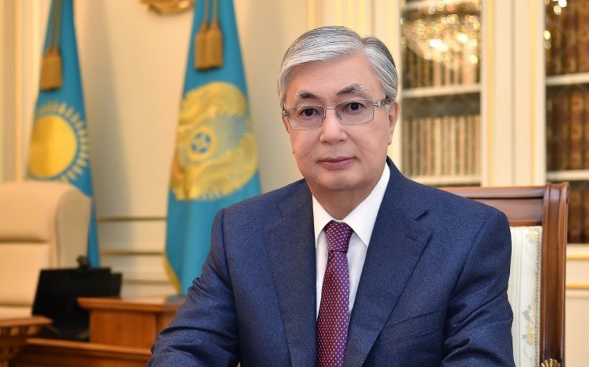 Kasım-Jomart Tokayev Müstəqillik Günü münasibətilə Azərbaycan Prezidentini təbrik edib