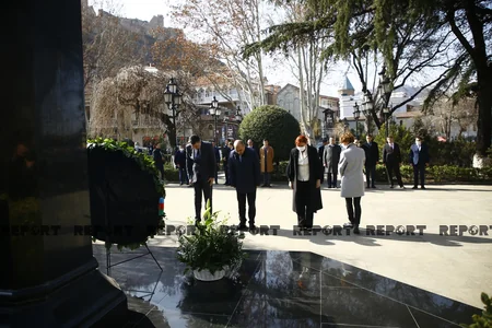 Emin Əmrullayevin Gürcüstana səfəri başlayıb