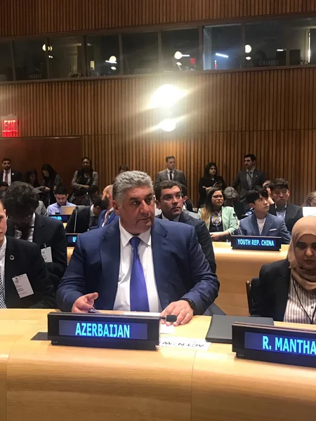 Azad Rəhimov BMT-də gənclərin məşğulluğu ilə bağlı təklif verib