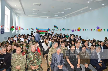 Biləsuvarda Zəfər Günü və Bayraq Günü münasibətilə tədbir keçirilib 