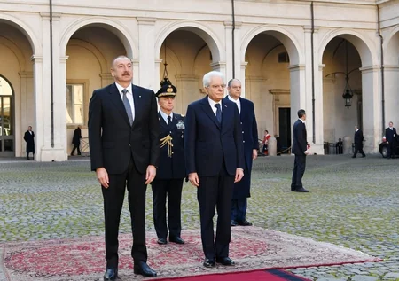 Official welcome ceremony held for President Ilham Aliyev in Rome