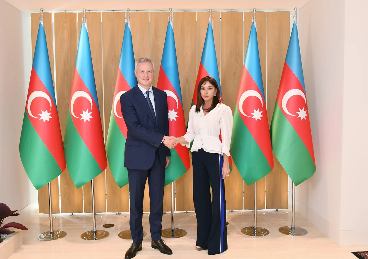 Azərbaycanın Birinci vitse-prezidenti Fransanın İqtisadiyyat və Maliyyə naziri ilə görüşüb - YENİLƏNİB