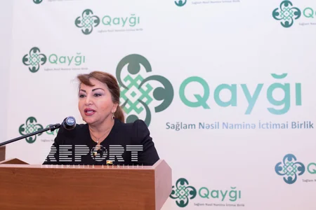 Daun sindromlu uşaqlar Heydər Əliyevin doğum günü münasibətilə keçirilən tədbirdə çıxış edib