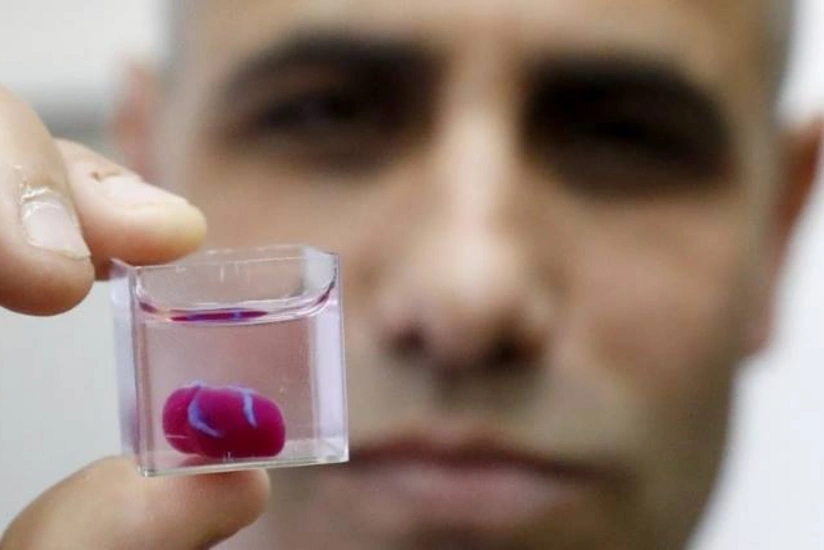 Israeli scientists unveil world’s first 3D-printed heart with human tissue - VIDEO