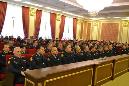 Bakı Şəhər Baş Polis İdarəsində Qələbə Günü qeyd olunub