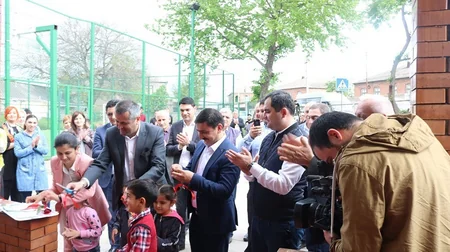 Gürcüstanda azərbaycanlılar yaşayan kənddə ilk uşaq bağçası istifadəyə verilib