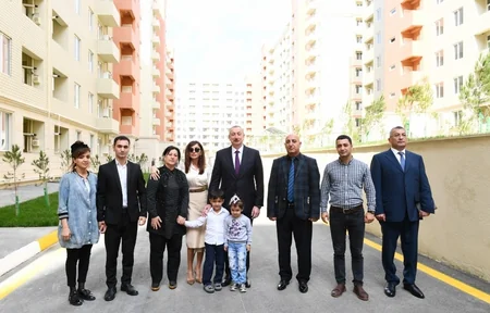 President Ilham Aliyev inaugurated Gobu Park-2 residential complex for IDPs in Garadagh district