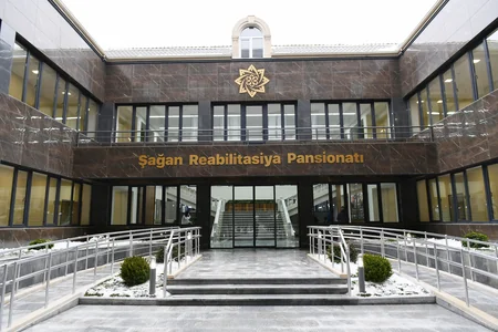 İlham Əliyev Şağan Reabilitasiya Pansionatının açılışında iştirak edib