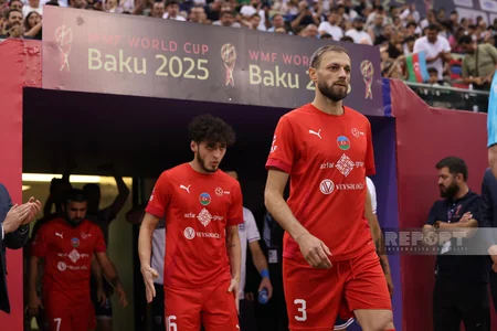 Azərbaycanın minifutbol millisi Bakıda keçirilən dünya çempionatında adını yarımfinala yazdırıb
